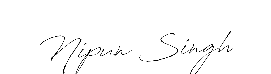 How to Draw Nipun Singh signature style? Antro_Vectra is a latest design signature styles for name Nipun Singh. Nipun Singh signature style 6 images and pictures png