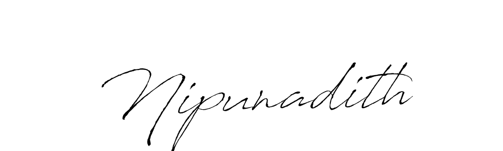 if you are searching for the best signature style for your name Nipunadith. so please give up your signature search. here we have designed multiple signature styles  using Antro_Vectra. Nipunadith signature style 6 images and pictures png