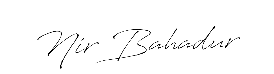 You can use this online signature creator to create a handwritten signature for the name Nir Bahadur. This is the best online autograph maker. Nir Bahadur signature style 6 images and pictures png