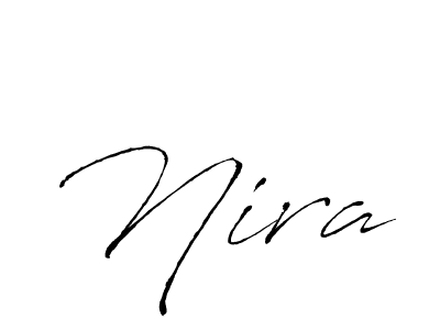 Antro_Vectra is a professional signature style that is perfect for those who want to add a touch of class to their signature. It is also a great choice for those who want to make their signature more unique. Get Nira name to fancy signature for free. Nira signature style 6 images and pictures png
