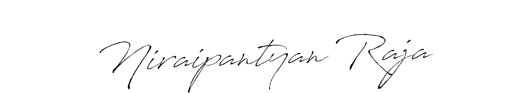 Make a beautiful signature design for name Niraipantyan Raja. With this signature (Antro_Vectra) style, you can create a handwritten signature for free. Niraipantyan Raja signature style 6 images and pictures png