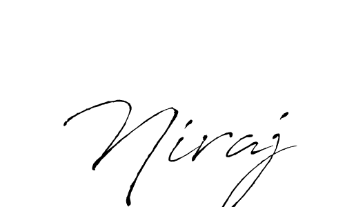 Design your own signature with our free online signature maker. With this signature software, you can create a handwritten (Antro_Vectra) signature for name Niraj. Niraj signature style 6 images and pictures png