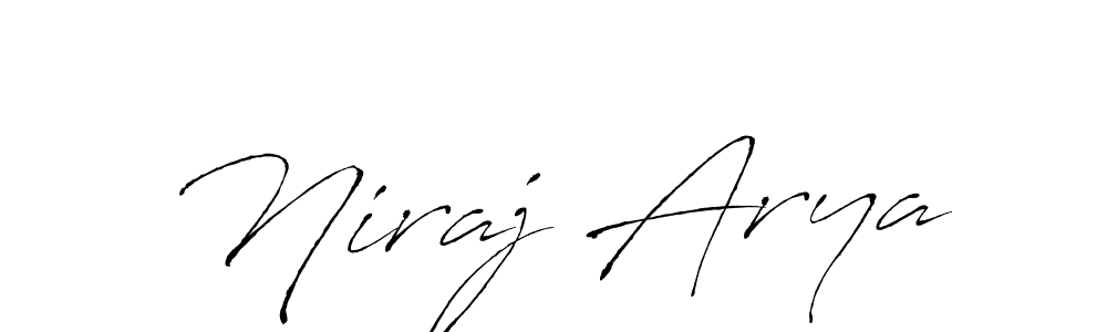 Antro_Vectra is a professional signature style that is perfect for those who want to add a touch of class to their signature. It is also a great choice for those who want to make their signature more unique. Get Niraj Arya name to fancy signature for free. Niraj Arya signature style 6 images and pictures png