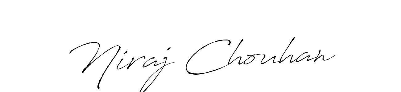 How to make Niraj Chouhan signature? Antro_Vectra is a professional autograph style. Create handwritten signature for Niraj Chouhan name. Niraj Chouhan signature style 6 images and pictures png