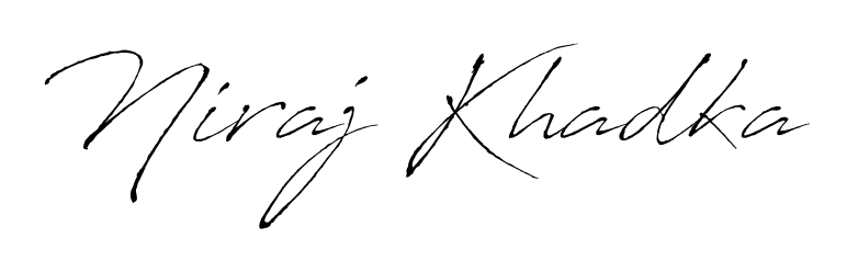 Also we have Niraj Khadka name is the best signature style. Create professional handwritten signature collection using Antro_Vectra autograph style. Niraj Khadka signature style 6 images and pictures png