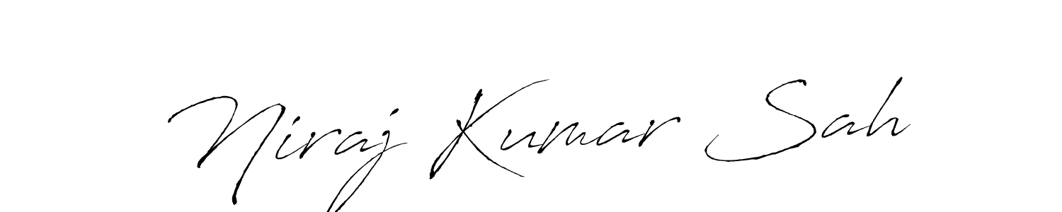 How to make Niraj Kumar Sah signature? Antro_Vectra is a professional autograph style. Create handwritten signature for Niraj Kumar Sah name. Niraj Kumar Sah signature style 6 images and pictures png