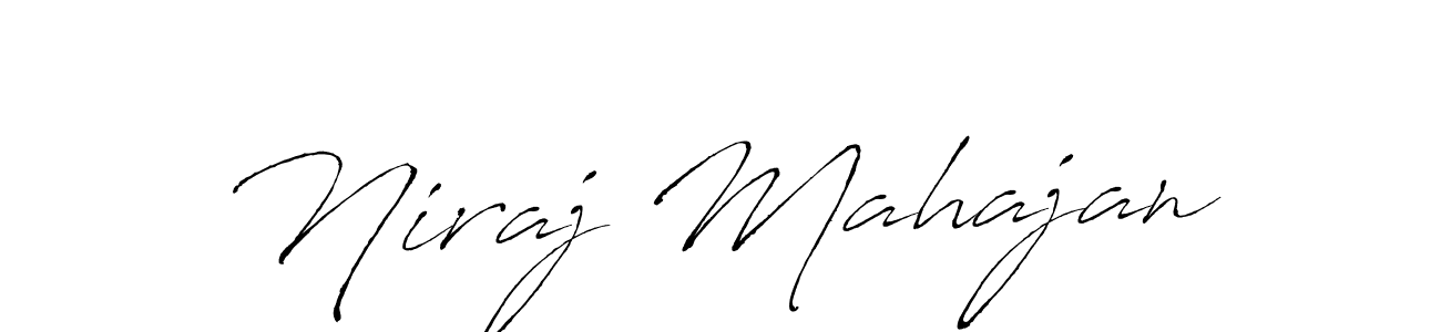 Niraj Mahajan stylish signature style. Best Handwritten Sign (Antro_Vectra) for my name. Handwritten Signature Collection Ideas for my name Niraj Mahajan. Niraj Mahajan signature style 6 images and pictures png