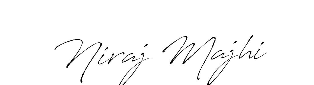Make a beautiful signature design for name Niraj Majhi. With this signature (Antro_Vectra) style, you can create a handwritten signature for free. Niraj Majhi signature style 6 images and pictures png