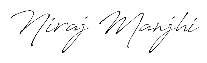 Once you've used our free online signature maker to create your best signature Antro_Vectra style, it's time to enjoy signing your documents with Niraj Manjhi name. Niraj Manjhi signature style 6 images and pictures png