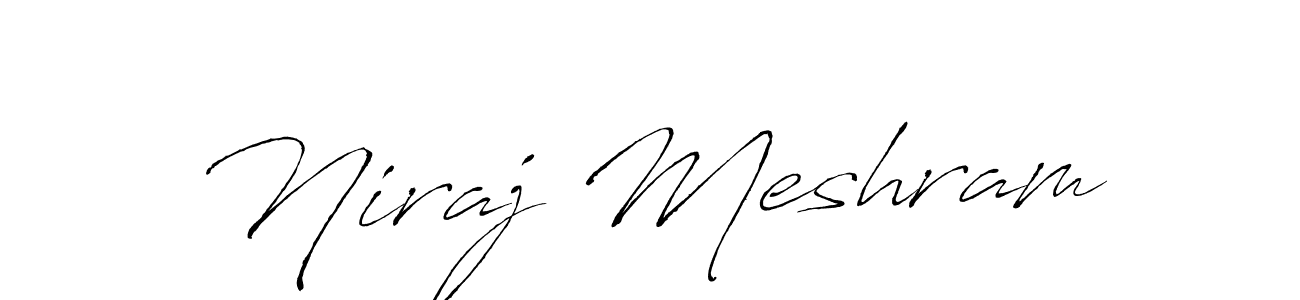 Similarly Antro_Vectra is the best handwritten signature design. Signature creator online .You can use it as an online autograph creator for name Niraj Meshram. Niraj Meshram signature style 6 images and pictures png