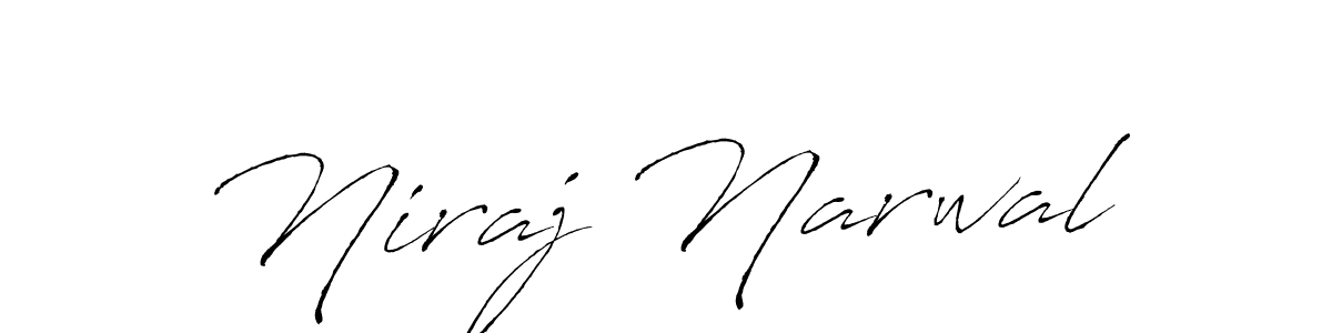 Use a signature maker to create a handwritten signature online. With this signature software, you can design (Antro_Vectra) your own signature for name Niraj Narwal. Niraj Narwal signature style 6 images and pictures png