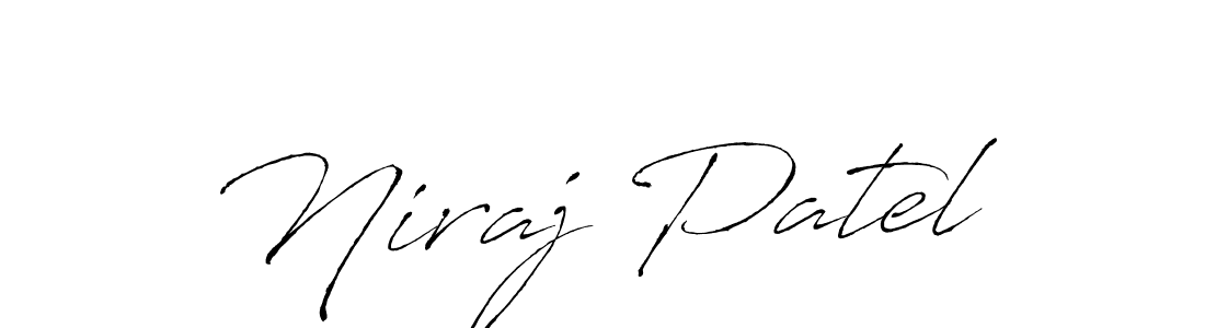 Create a beautiful signature design for name Niraj Patel. With this signature (Antro_Vectra) fonts, you can make a handwritten signature for free. Niraj Patel signature style 6 images and pictures png