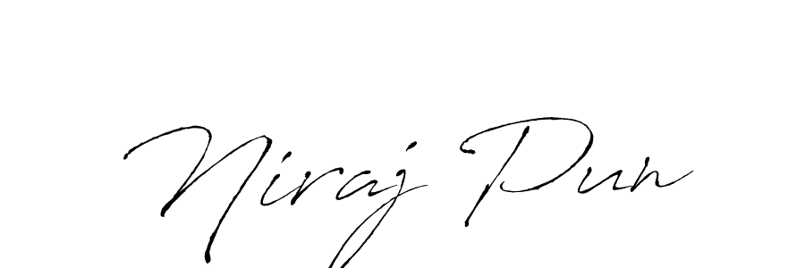 The best way (Antro_Vectra) to make a short signature is to pick only two or three words in your name. The name Niraj Pun include a total of six letters. For converting this name. Niraj Pun signature style 6 images and pictures png