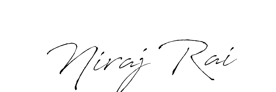 Design your own signature with our free online signature maker. With this signature software, you can create a handwritten (Antro_Vectra) signature for name Niraj Rai. Niraj Rai signature style 6 images and pictures png