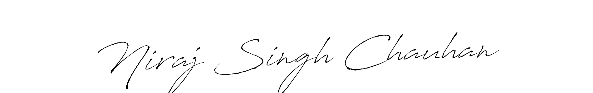 Antro_Vectra is a professional signature style that is perfect for those who want to add a touch of class to their signature. It is also a great choice for those who want to make their signature more unique. Get Niraj Singh Chauhan name to fancy signature for free. Niraj Singh Chauhan signature style 6 images and pictures png