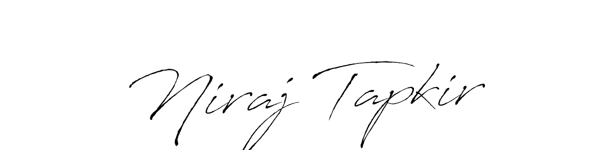 Design your own signature with our free online signature maker. With this signature software, you can create a handwritten (Antro_Vectra) signature for name Niraj Tapkir. Niraj Tapkir signature style 6 images and pictures png