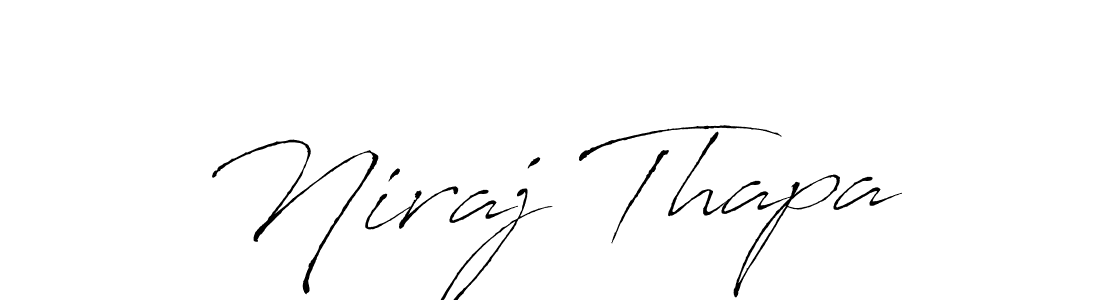 How to make Niraj Thapa signature? Antro_Vectra is a professional autograph style. Create handwritten signature for Niraj Thapa name. Niraj Thapa signature style 6 images and pictures png