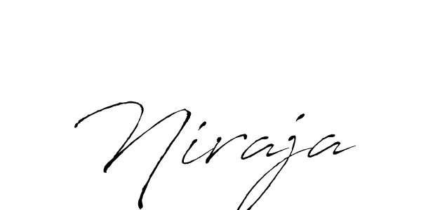 Make a beautiful signature design for name Niraja. With this signature (Antro_Vectra) style, you can create a handwritten signature for free. Niraja signature style 6 images and pictures png