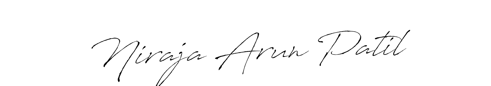 Create a beautiful signature design for name Niraja Arun Patil. With this signature (Antro_Vectra) fonts, you can make a handwritten signature for free. Niraja Arun Patil signature style 6 images and pictures png