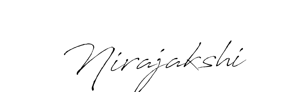 Antro_Vectra is a professional signature style that is perfect for those who want to add a touch of class to their signature. It is also a great choice for those who want to make their signature more unique. Get Nirajakshi name to fancy signature for free. Nirajakshi signature style 6 images and pictures png