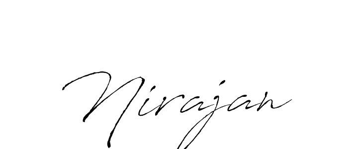 How to make Nirajan signature? Antro_Vectra is a professional autograph style. Create handwritten signature for Nirajan name. Nirajan signature style 6 images and pictures png