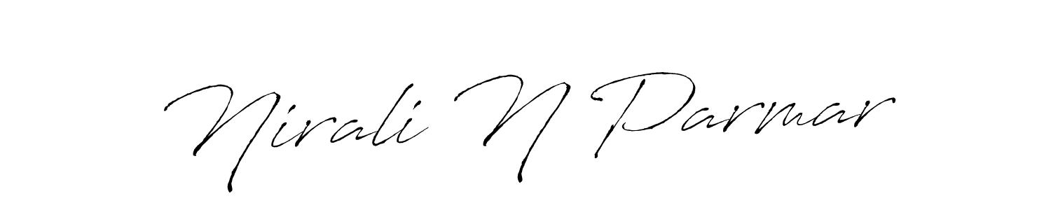 Similarly Antro_Vectra is the best handwritten signature design. Signature creator online .You can use it as an online autograph creator for name Nirali N Parmar. Nirali N Parmar signature style 6 images and pictures png