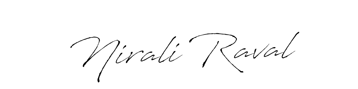 This is the best signature style for the Nirali Raval name. Also you like these signature font (Antro_Vectra). Mix name signature. Nirali Raval signature style 6 images and pictures png