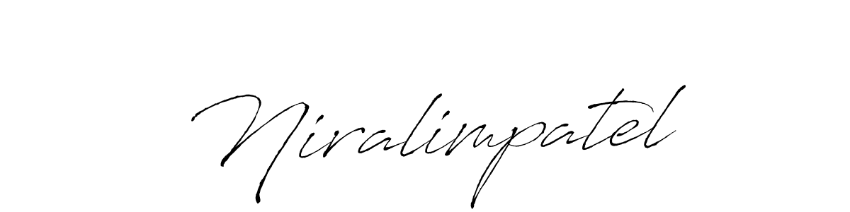 Also we have Niralimpatel name is the best signature style. Create professional handwritten signature collection using Antro_Vectra autograph style. Niralimpatel signature style 6 images and pictures png