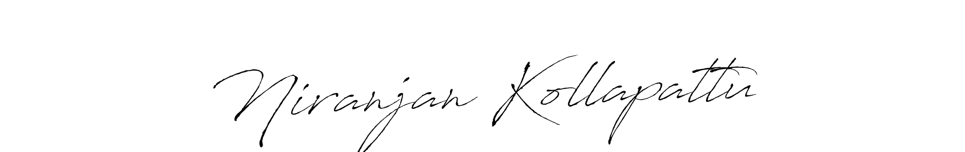 Make a beautiful signature design for name Niranjan Kollapattu. With this signature (Antro_Vectra) style, you can create a handwritten signature for free. Niranjan Kollapattu signature style 6 images and pictures png