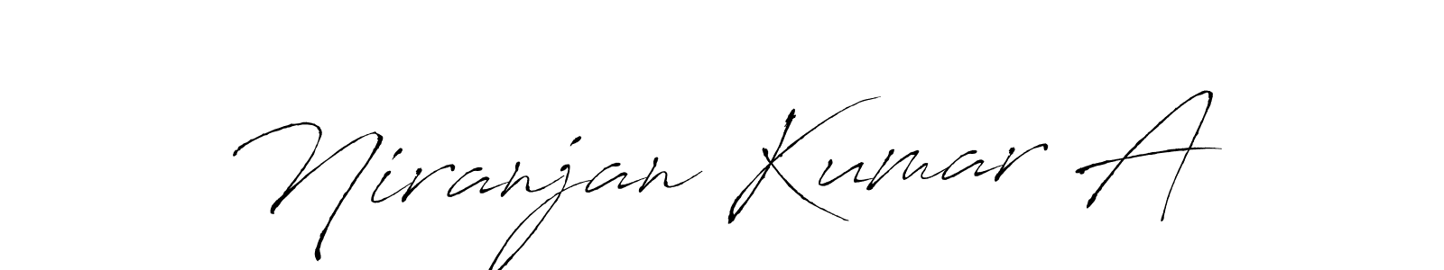 Here are the top 10 professional signature styles for the name Niranjan Kumar A. These are the best autograph styles you can use for your name. Niranjan Kumar A signature style 6 images and pictures png