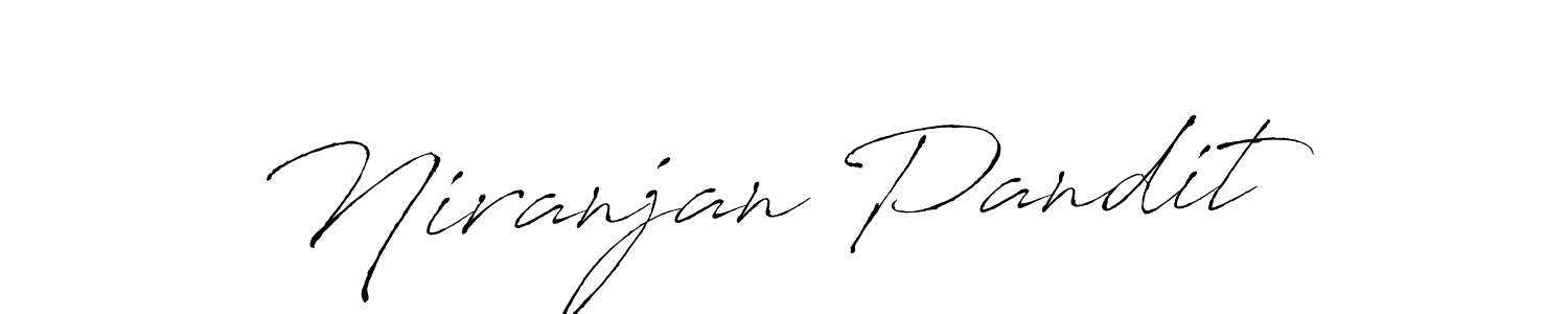 Create a beautiful signature design for name Niranjan Pandit. With this signature (Antro_Vectra) fonts, you can make a handwritten signature for free. Niranjan Pandit signature style 6 images and pictures png