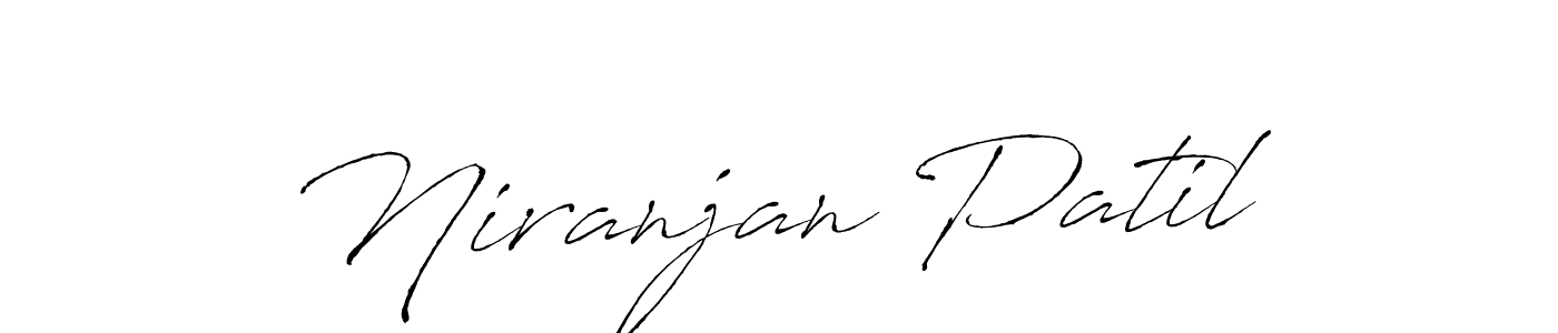 Design your own signature with our free online signature maker. With this signature software, you can create a handwritten (Antro_Vectra) signature for name Niranjan Patil. Niranjan Patil signature style 6 images and pictures png