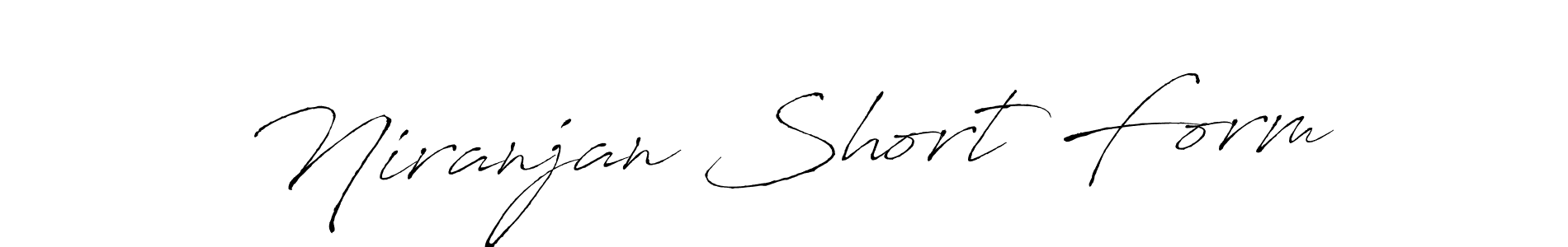 Use a signature maker to create a handwritten signature online. With this signature software, you can design (Antro_Vectra) your own signature for name Niranjan Short Form. Niranjan Short Form signature style 6 images and pictures png