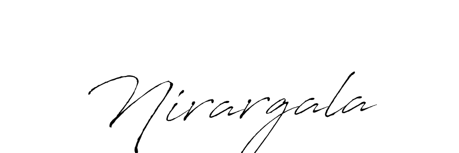 Design your own signature with our free online signature maker. With this signature software, you can create a handwritten (Antro_Vectra) signature for name Nirargala. Nirargala signature style 6 images and pictures png