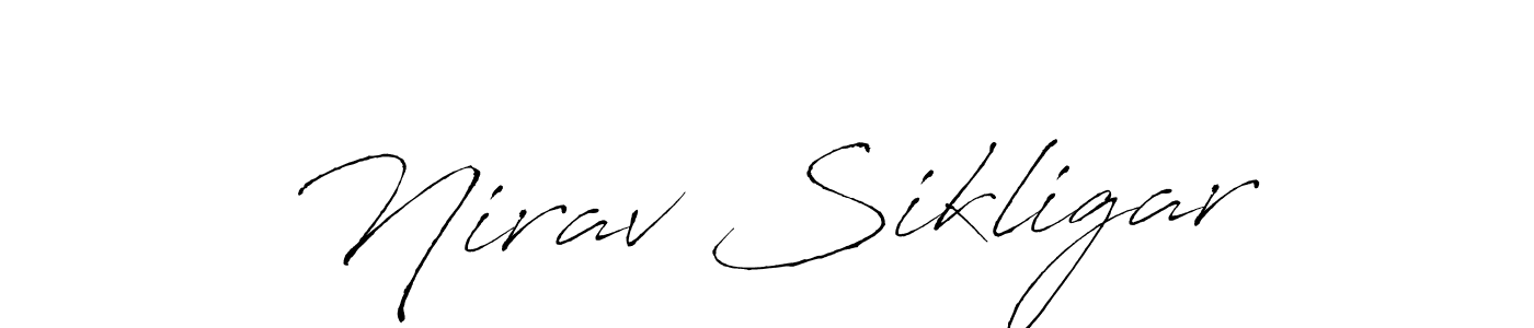 Use a signature maker to create a handwritten signature online. With this signature software, you can design (Antro_Vectra) your own signature for name Nirav Sikligar. Nirav Sikligar signature style 6 images and pictures png