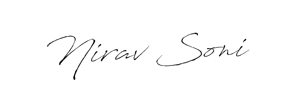 if you are searching for the best signature style for your name Nirav Soni. so please give up your signature search. here we have designed multiple signature styles  using Antro_Vectra. Nirav Soni signature style 6 images and pictures png