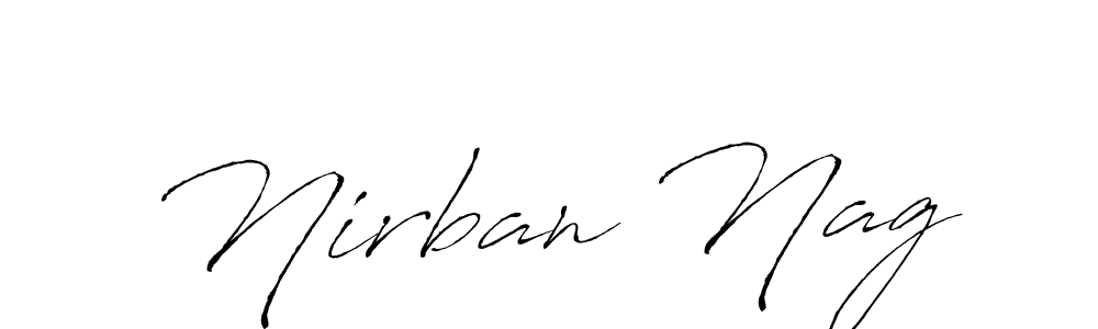 Use a signature maker to create a handwritten signature online. With this signature software, you can design (Antro_Vectra) your own signature for name Nirban Nag. Nirban Nag signature style 6 images and pictures png