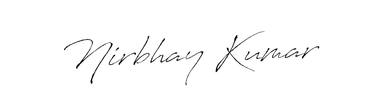 See photos of Nirbhay Kumar official signature by Spectra . Check more albums & portfolios. Read reviews & check more about Antro_Vectra font. Nirbhay Kumar signature style 6 images and pictures png