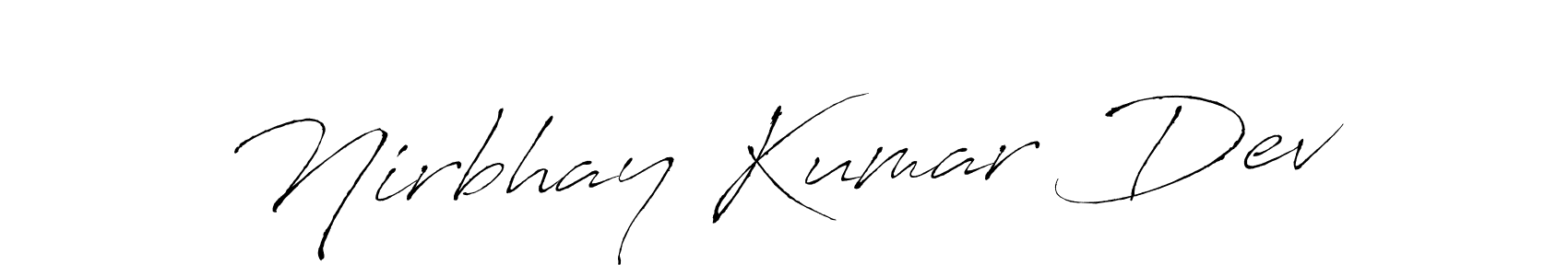 Here are the top 10 professional signature styles for the name Nirbhay Kumar Dev. These are the best autograph styles you can use for your name. Nirbhay Kumar Dev signature style 6 images and pictures png