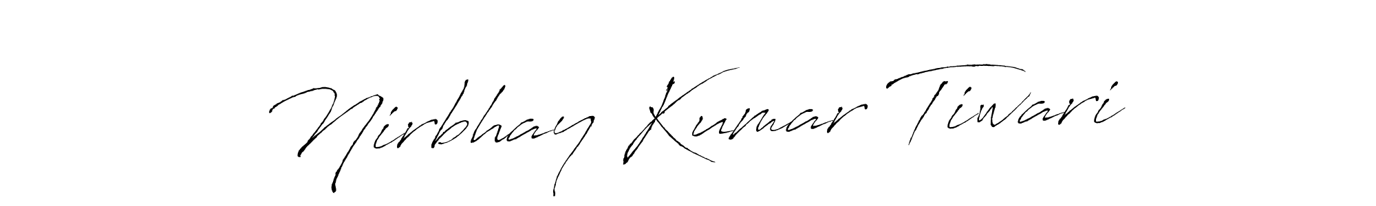 You can use this online signature creator to create a handwritten signature for the name Nirbhay Kumar Tiwari. This is the best online autograph maker. Nirbhay Kumar Tiwari signature style 6 images and pictures png