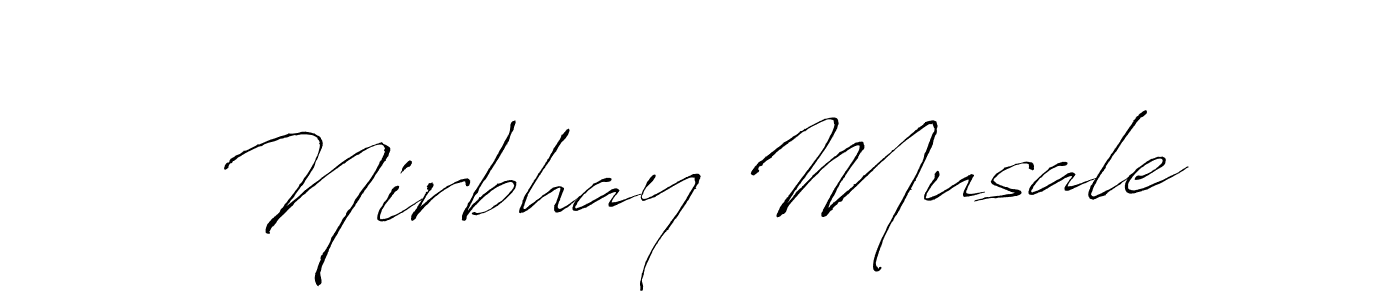 Make a short Nirbhay Musale signature style. Manage your documents anywhere anytime using Antro_Vectra. Create and add eSignatures, submit forms, share and send files easily. Nirbhay Musale signature style 6 images and pictures png