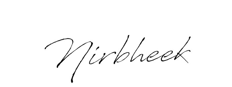 It looks lik you need a new signature style for name Nirbheek. Design unique handwritten (Antro_Vectra) signature with our free signature maker in just a few clicks. Nirbheek signature style 6 images and pictures png