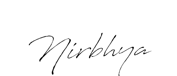 How to Draw Nirbhya signature style? Antro_Vectra is a latest design signature styles for name Nirbhya. Nirbhya signature style 6 images and pictures png