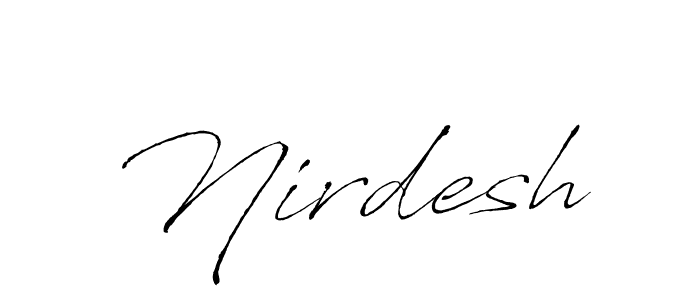 Make a beautiful signature design for name Nirdesh. Use this online signature maker to create a handwritten signature for free. Nirdesh signature style 6 images and pictures png