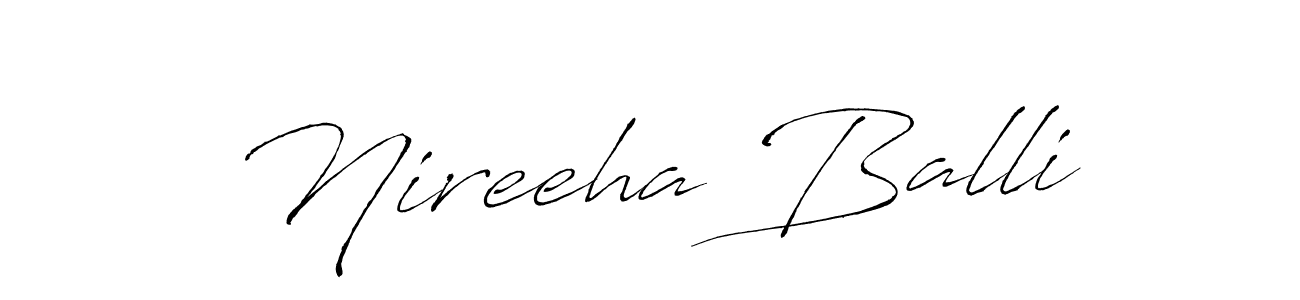 You can use this online signature creator to create a handwritten signature for the name Nireeha Balli. This is the best online autograph maker. Nireeha Balli signature style 6 images and pictures png