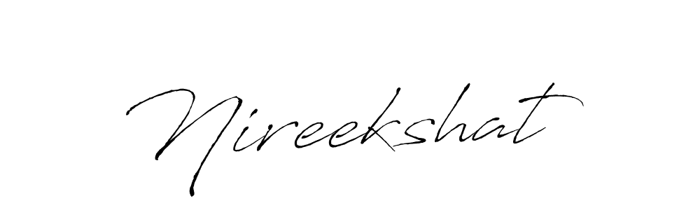 This is the best signature style for the Nireekshat name. Also you like these signature font (Antro_Vectra). Mix name signature. Nireekshat signature style 6 images and pictures png