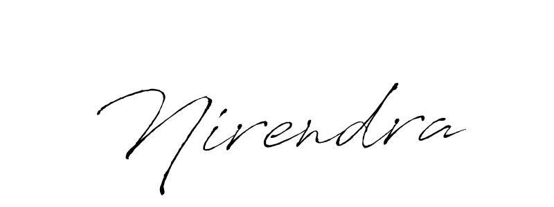 Design your own signature with our free online signature maker. With this signature software, you can create a handwritten (Antro_Vectra) signature for name Nirendra. Nirendra signature style 6 images and pictures png