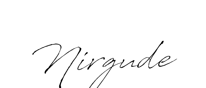 The best way (Antro_Vectra) to make a short signature is to pick only two or three words in your name. The name Nirgude include a total of six letters. For converting this name. Nirgude signature style 6 images and pictures png