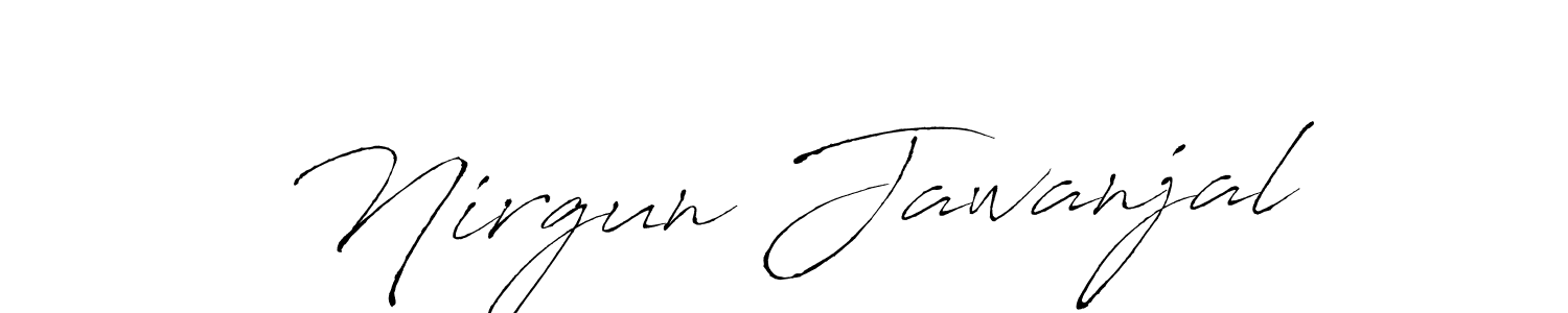 Antro_Vectra is a professional signature style that is perfect for those who want to add a touch of class to their signature. It is also a great choice for those who want to make their signature more unique. Get Nirgun Jawanjal name to fancy signature for free. Nirgun Jawanjal signature style 6 images and pictures png