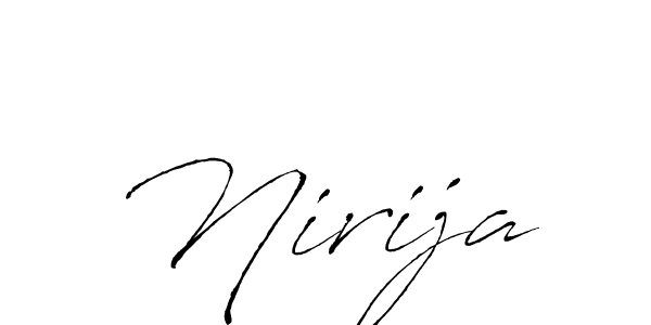 It looks lik you need a new signature style for name Nirija. Design unique handwritten (Antro_Vectra) signature with our free signature maker in just a few clicks. Nirija signature style 6 images and pictures png